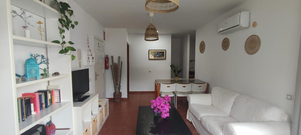 Communal lounge/ TV room, Library, TV and multimedia, Living room, Seating area, air conditioner