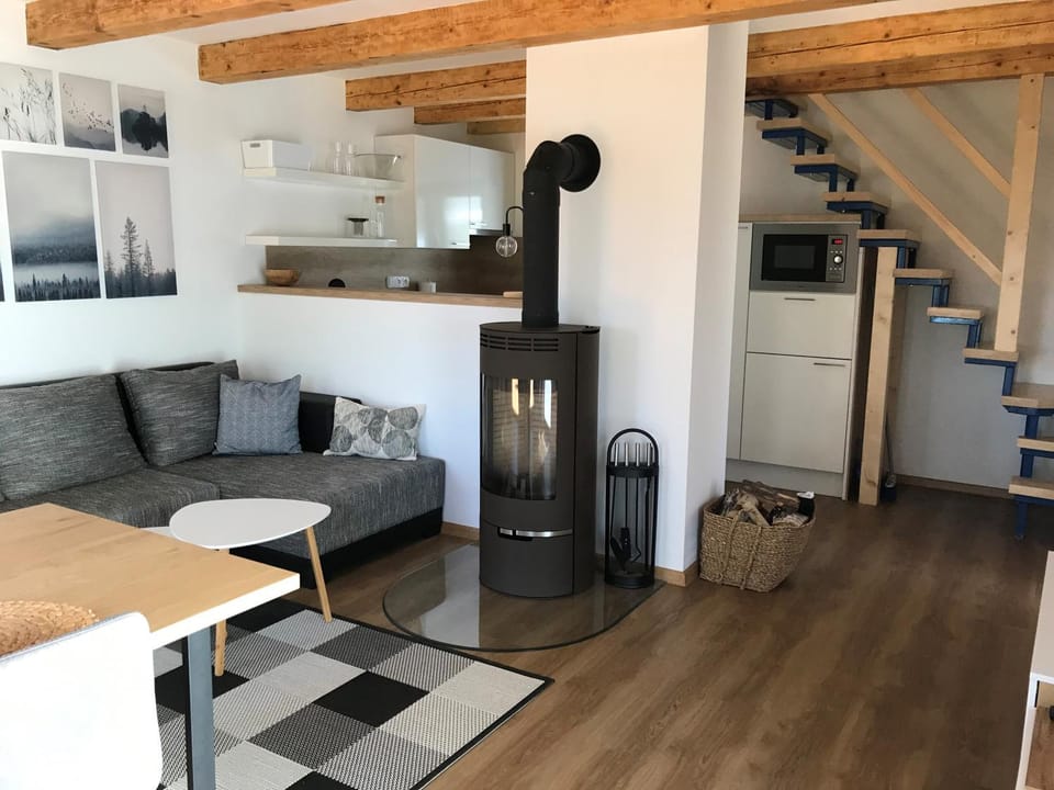 Kitchen or kitchenette, Living room, Area and facilities