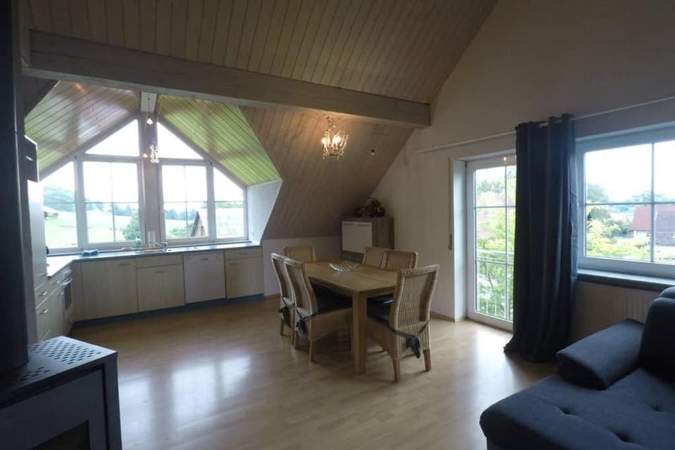 Living room, Seating area, Dining area