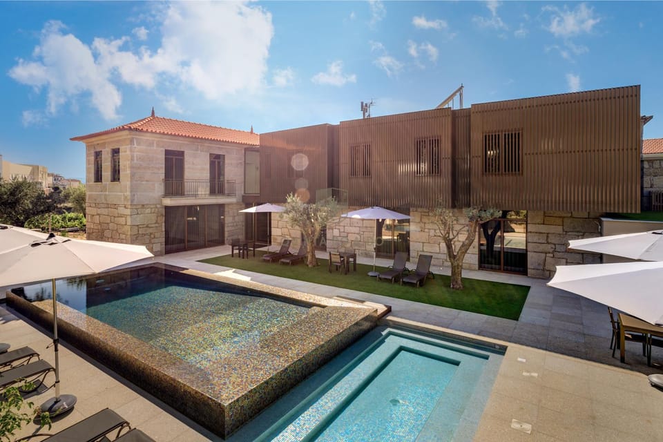 Property building, Pool view, Swimming pool