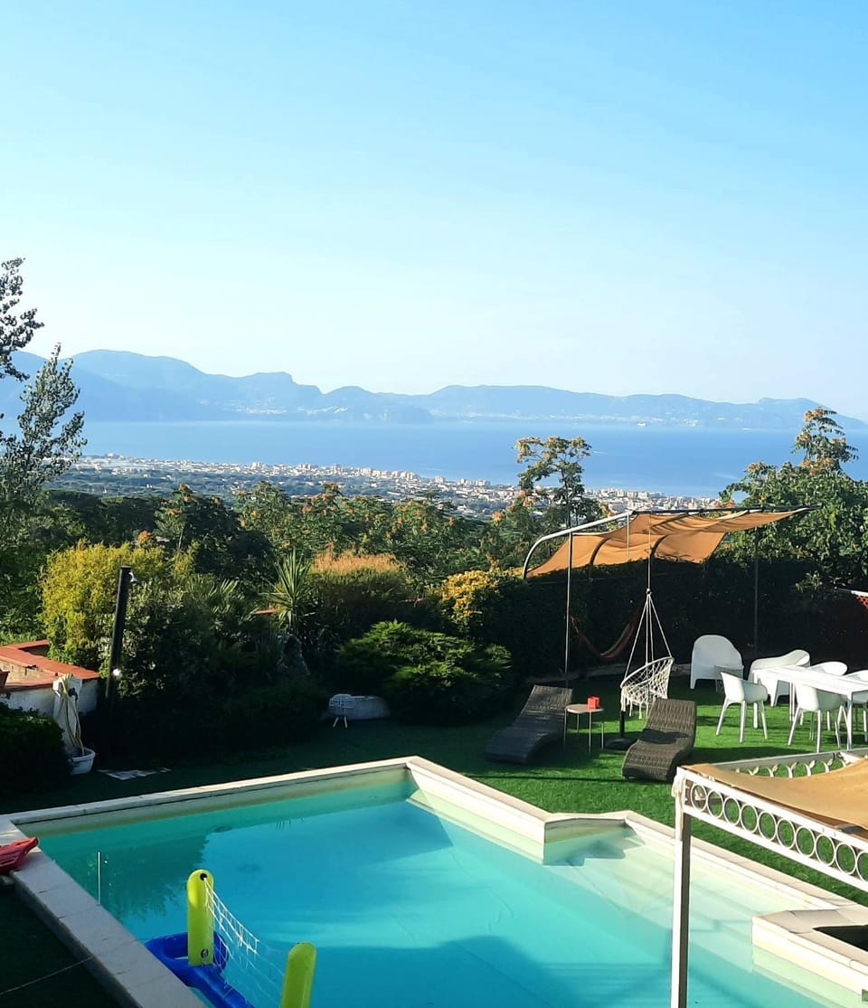 Natural landscape, Pool view, Sea view, Swimming pool