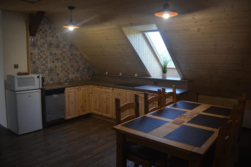 Kitchen or kitchenette, Dining area