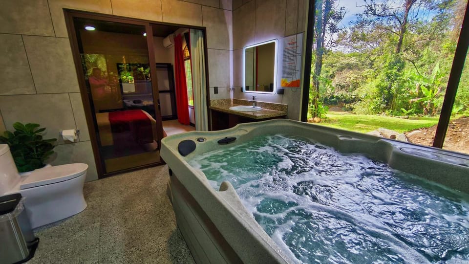 Natural landscape, Hot Tub, Bathroom, Bath