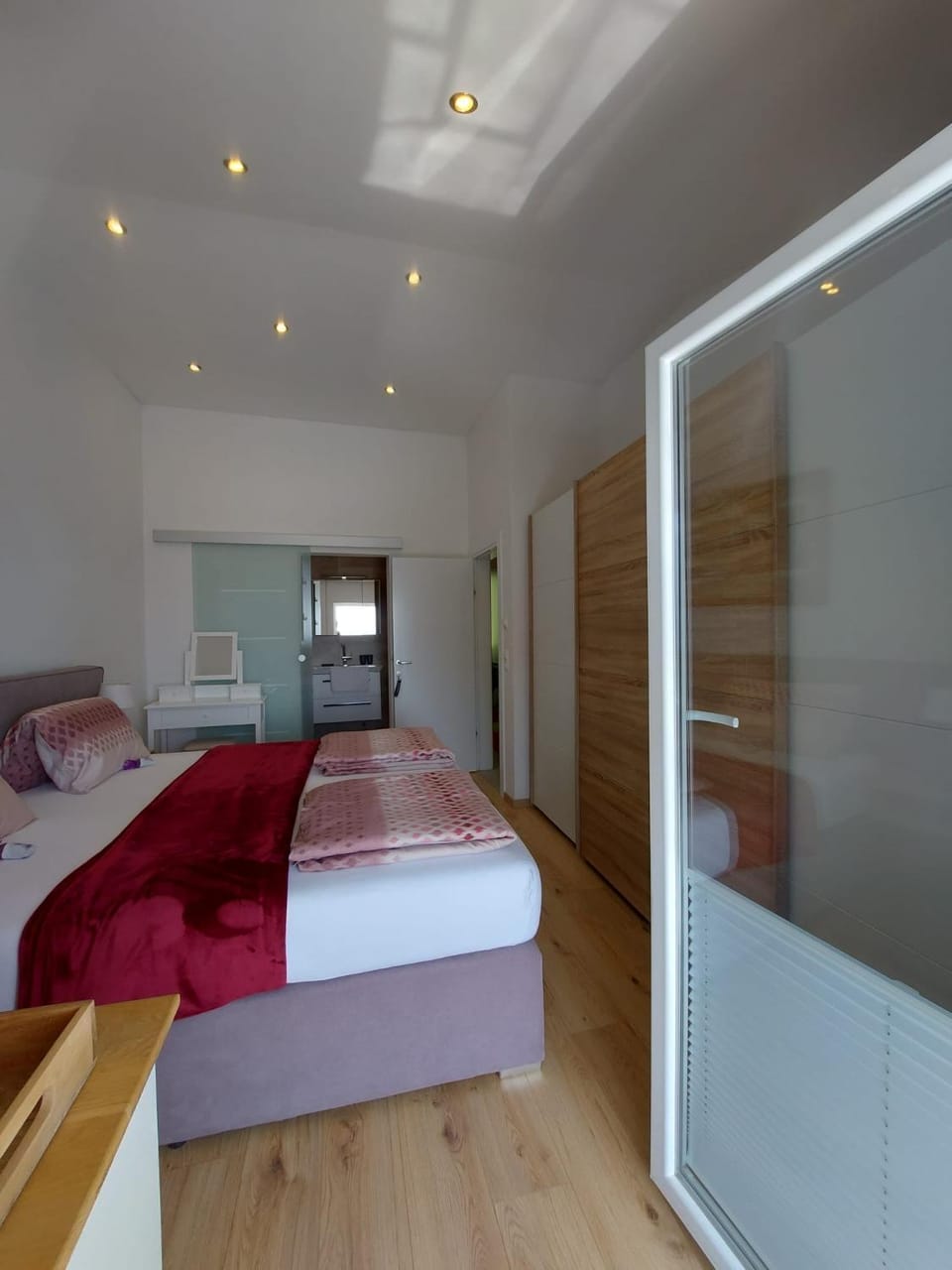 Bed, Photo of the whole room, Bedroom, wardrobe