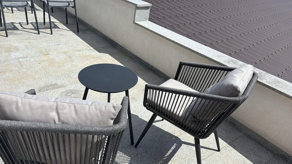 Day, Summer, View (from property/room), Balcony/Terrace, Seating area, Sea view, Sea view