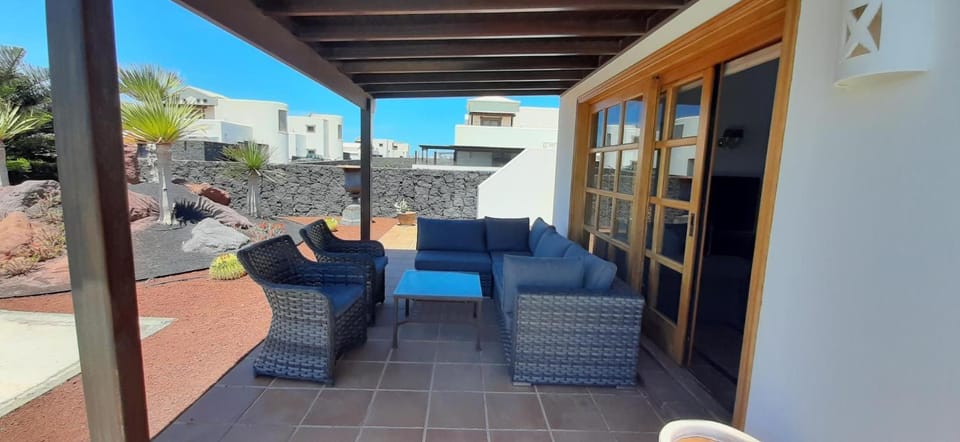 Property building, Living room, Swimming pool