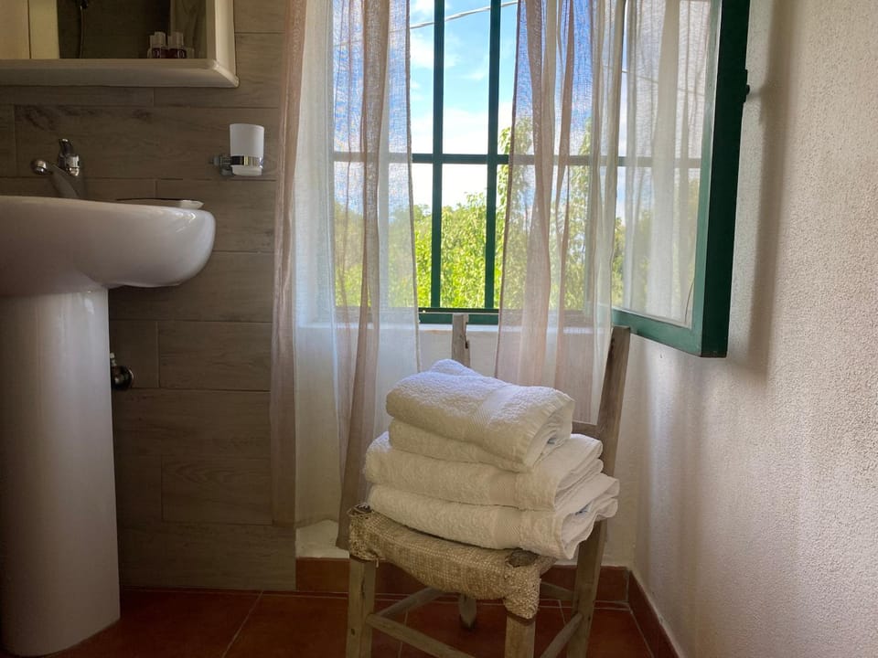 Bathroom, towels