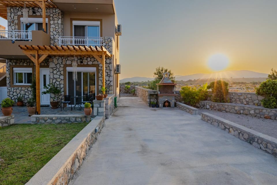 Property building, Mountain view, Sunrise, Sunset