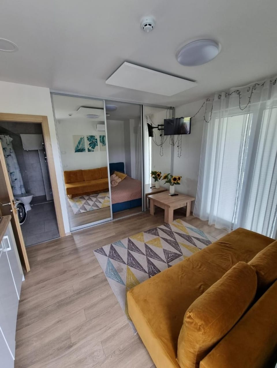 Vaivorykštės 7D apartamentai su baseinu vasaros metu Apartment in Palanga