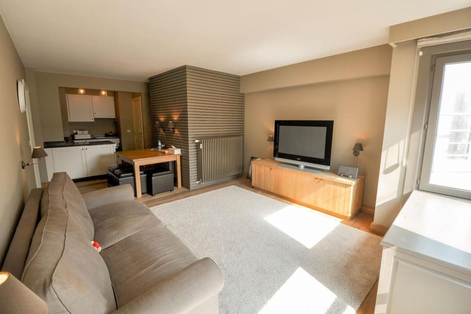 Gezellige landelijke 4 persoons luxestudio, 50 m2 met schuin zeezicht Apartment in Knokke-Heist