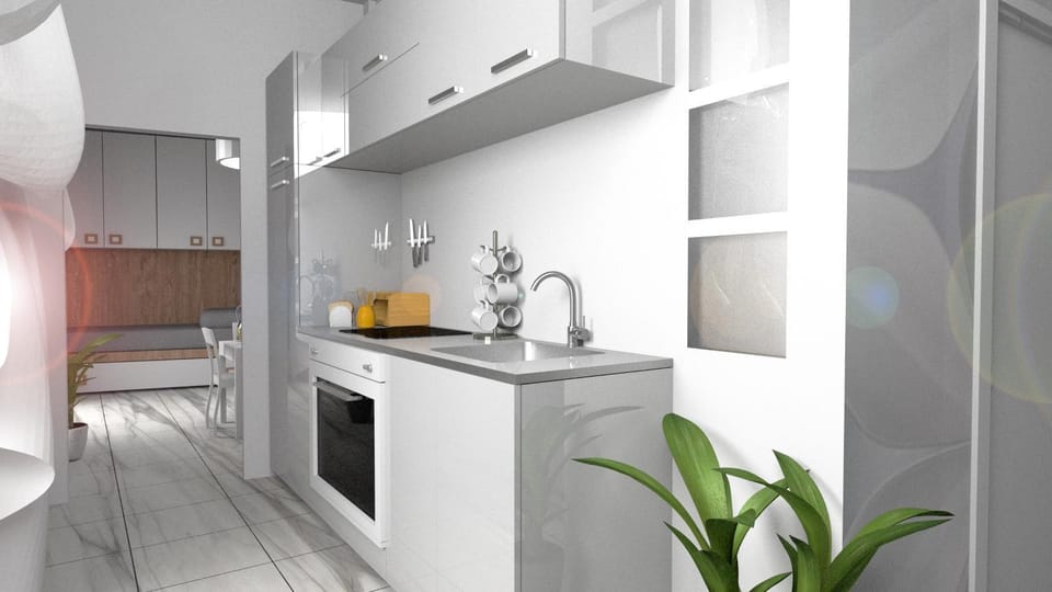 Kitchen or kitchenette