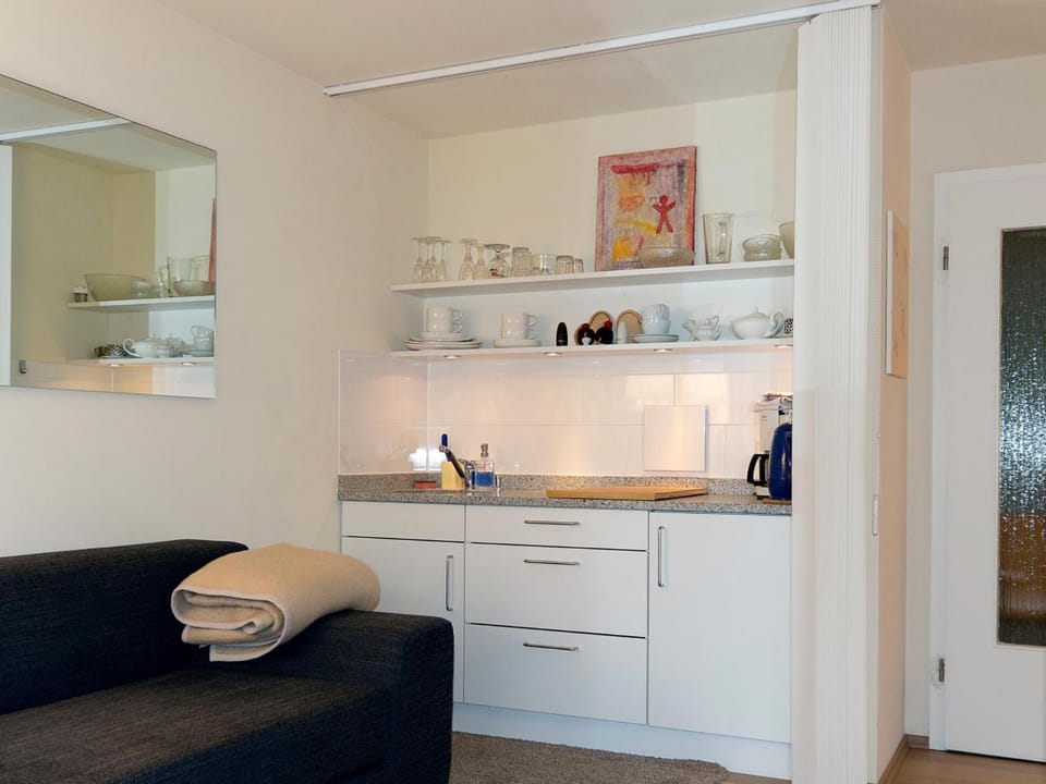 Kitchen or kitchenette, Living room