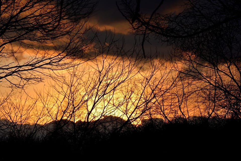 Natural landscape, Sunset