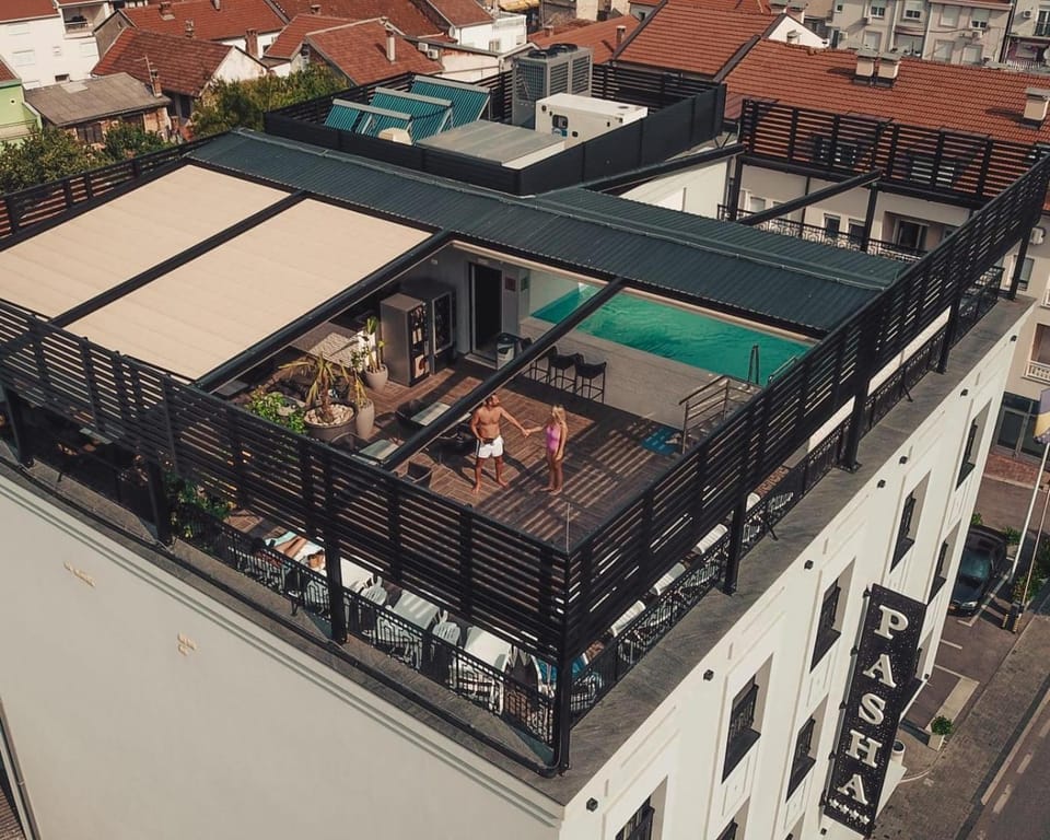 Day, Bird's eye view, Pool view, sunbed