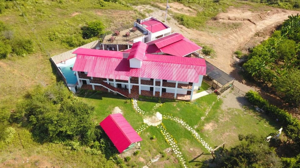 Property building, Natural landscape, Bird's eye view