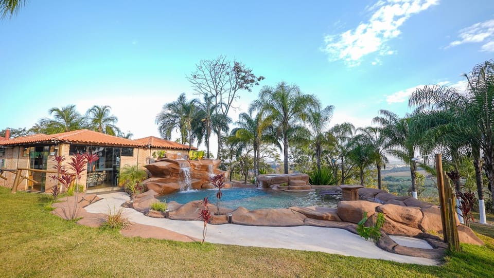 Natural landscape, Garden, Garden view, Pool view, Swimming pool