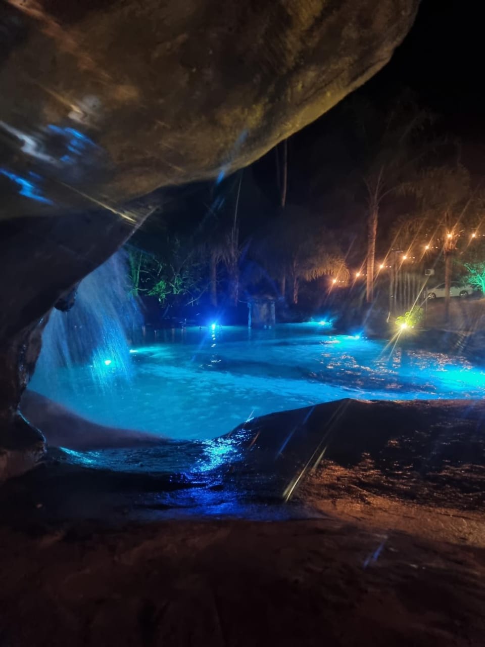 Night, Swimming pool