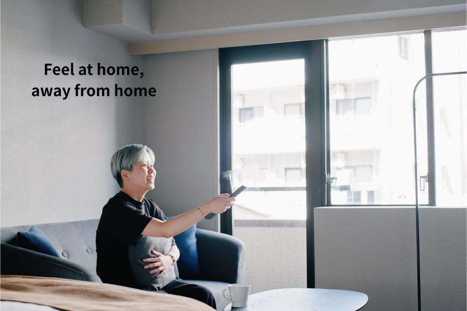 Living room, Bedroom