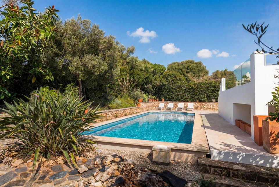 Property building, Living room, Swimming pool