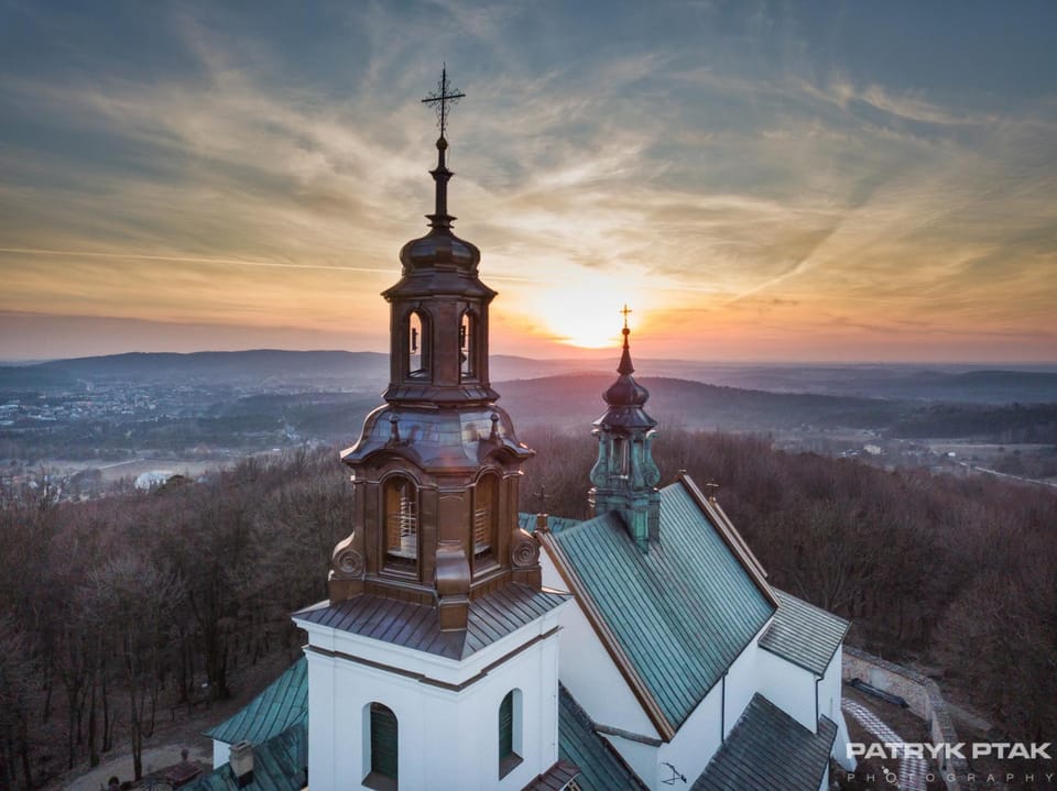 Natural landscape, Bird's eye view, Sunset