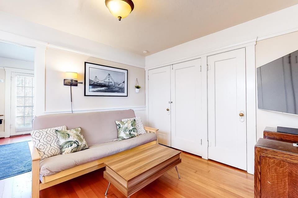 Steps to Sand Beach Hill Bungalow with Patio House in Santa Cruz