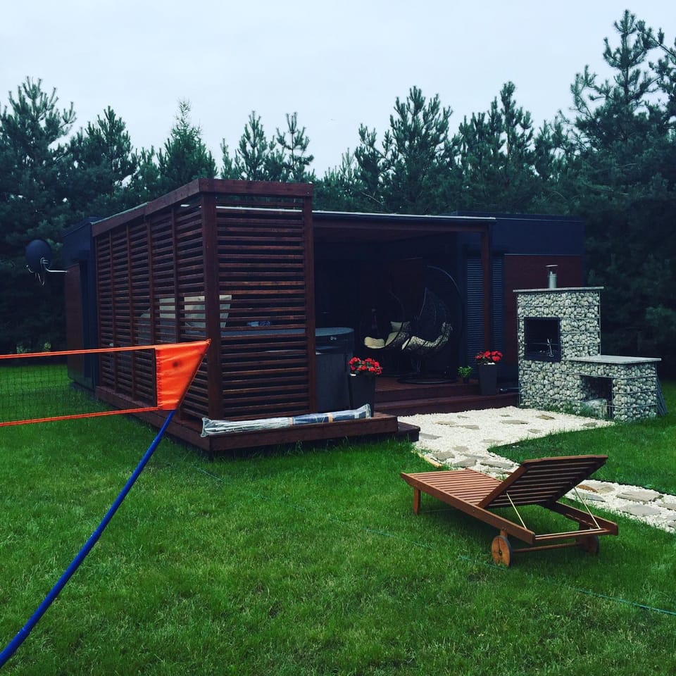 Domek SunRelax z jacuzzi niedaleko Suntago House in Masovian Voivodeship