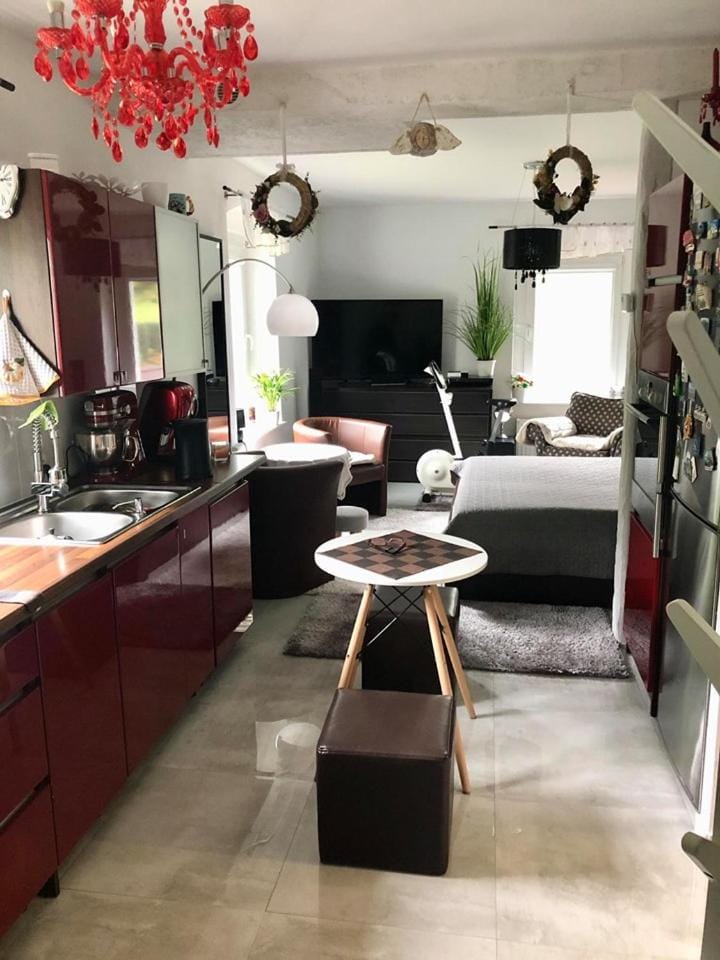 WYPOSAŻONY apartament przy strumyku w Górach Sowich, Smart TV, Odpocznij w naturze! Apartment in Lower Silesian Voivodeship