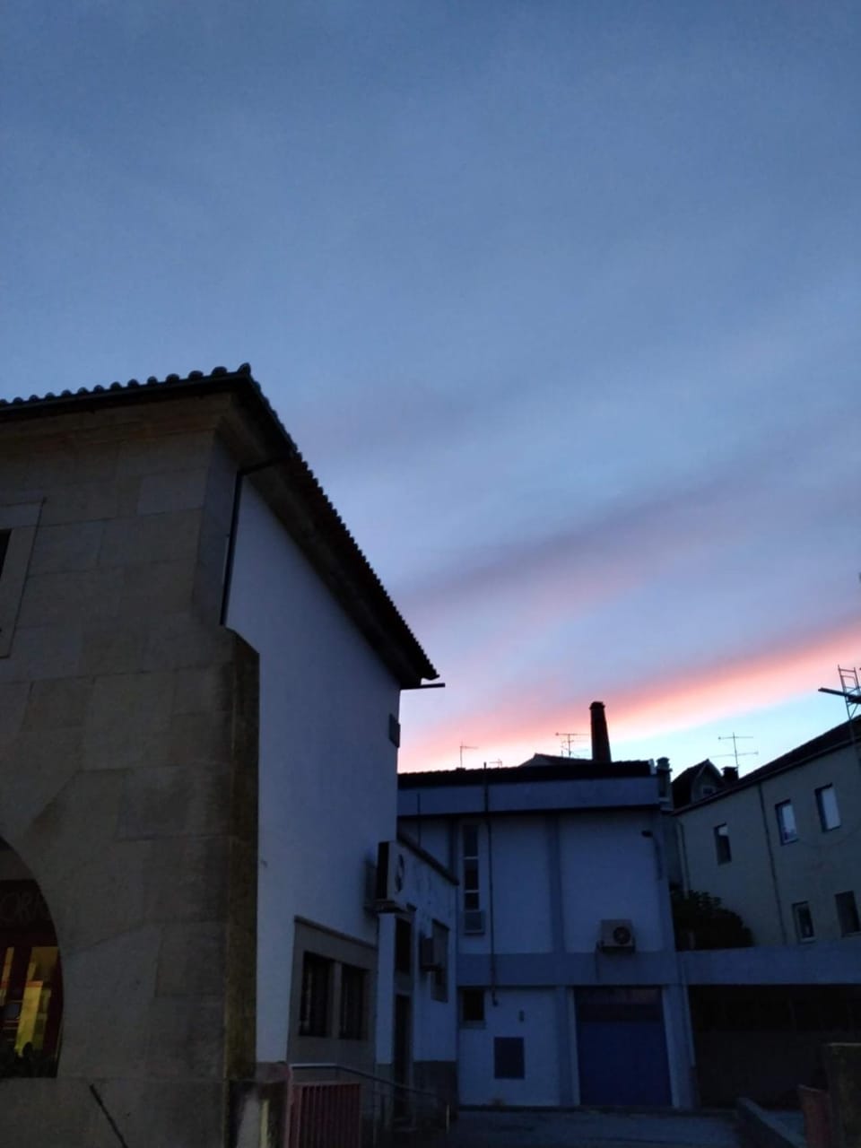 Property building, Sunset