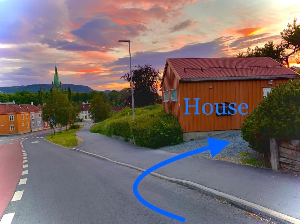 Property building, Sunset