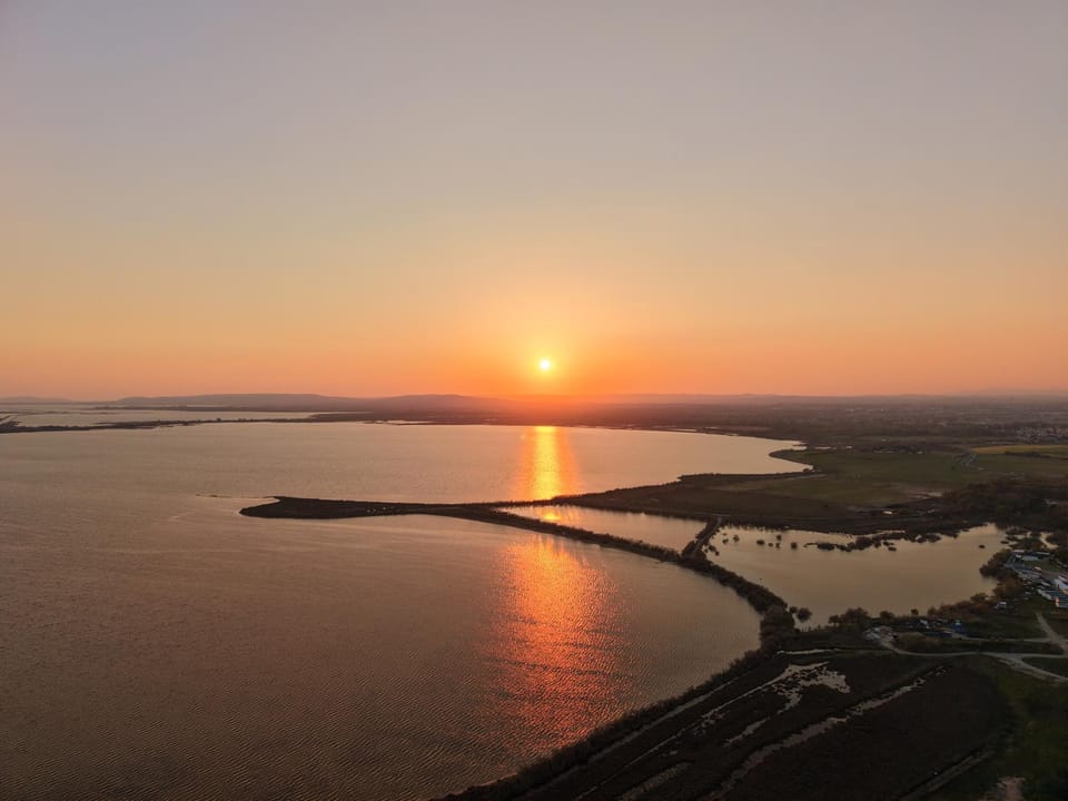 Lake view, Sunset
