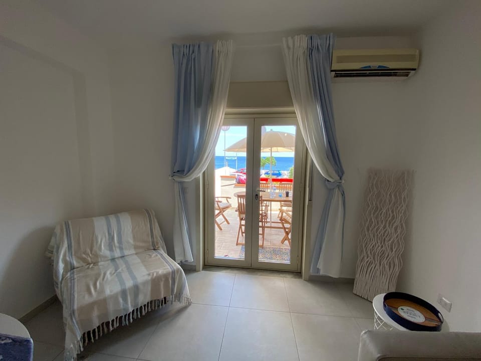 Living room, Seating area, Sea view