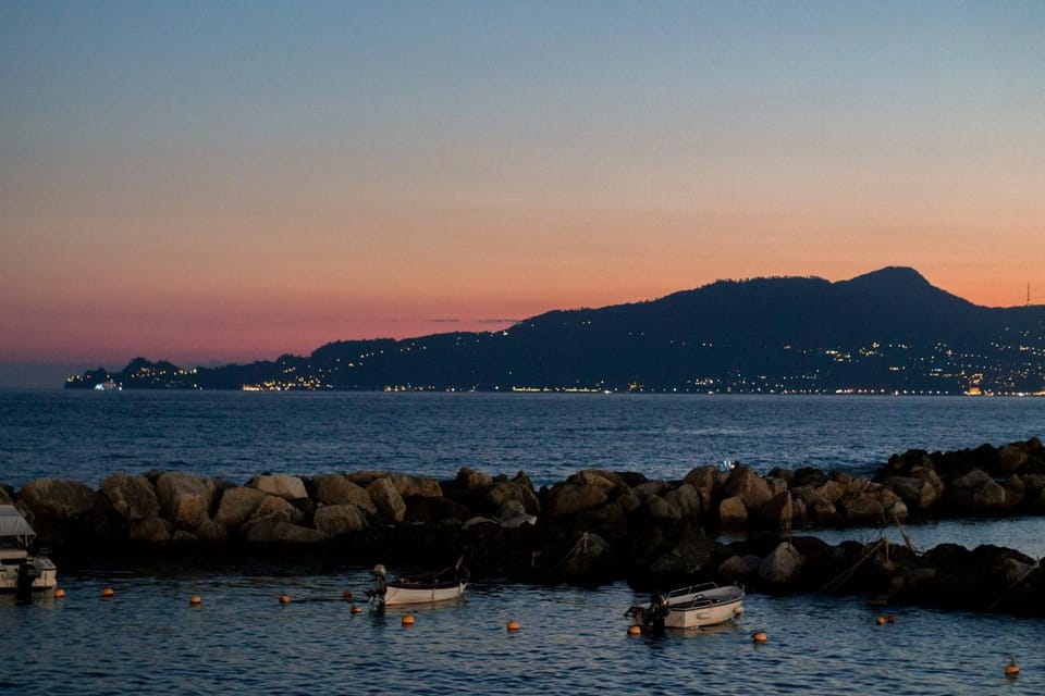 Nearby landmark, Natural landscape, Sea view, Sunset