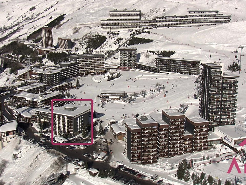 Studio confortable pour 4 avec vue pistes, Ski-in/Ski-out - FR-1-452-356 Apartment in Les Allues