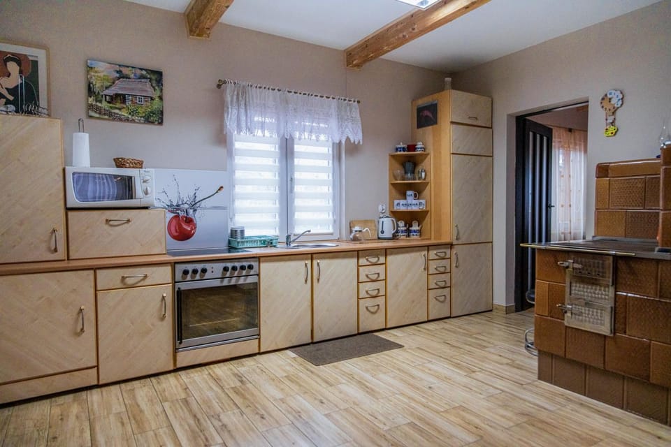Kitchen or kitchenette, minibar, oven