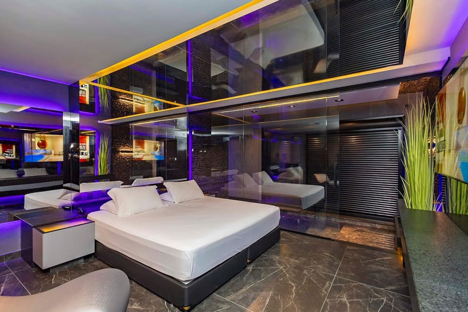 Bed, TV and multimedia, Photo of the whole room, Swimming pool