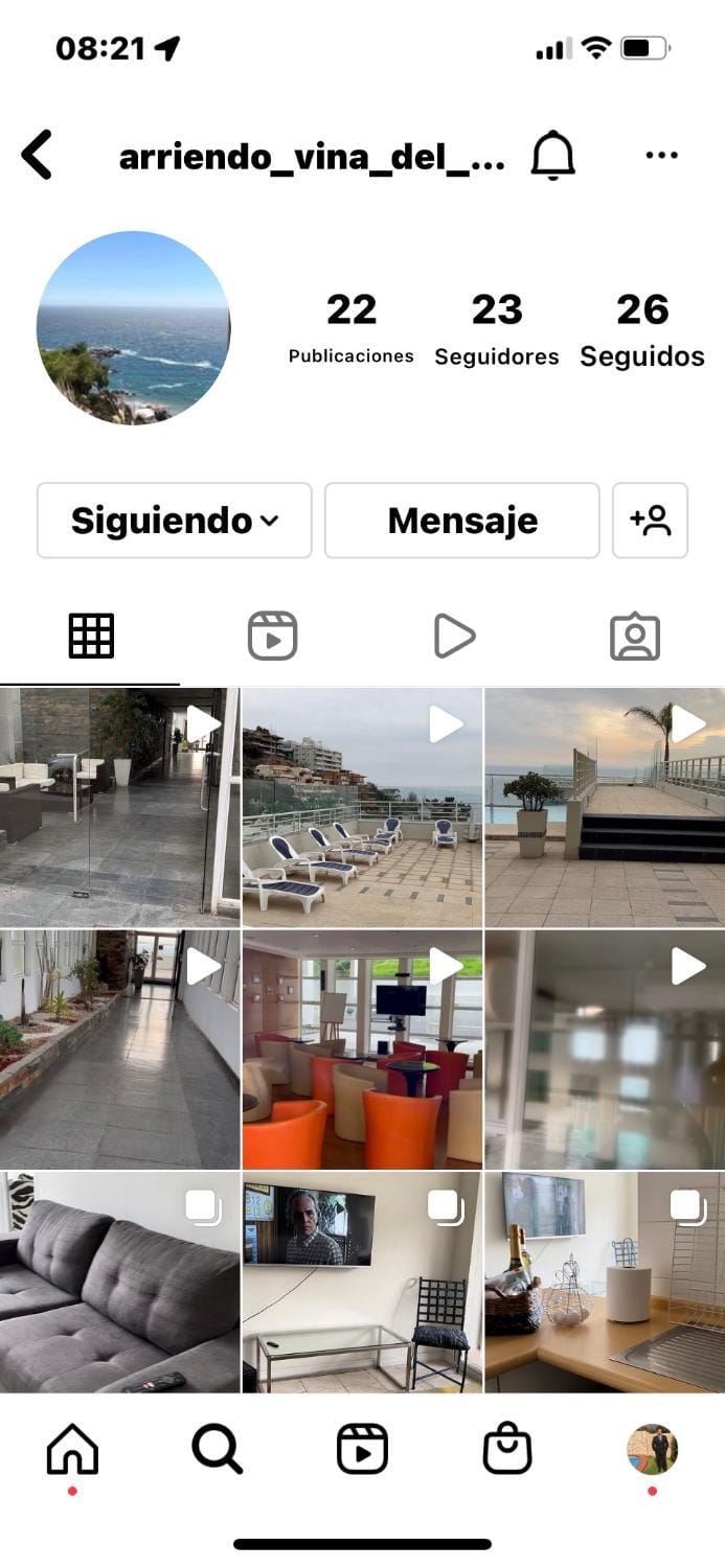 Departamento Cochoa Reñaca Viña del Mar Primera Línea de Playa Apartment in Vina del Mar