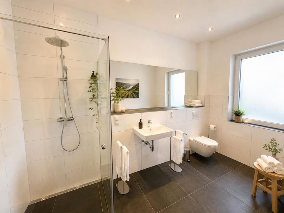 Shower, Toilet, Bathroom, towels