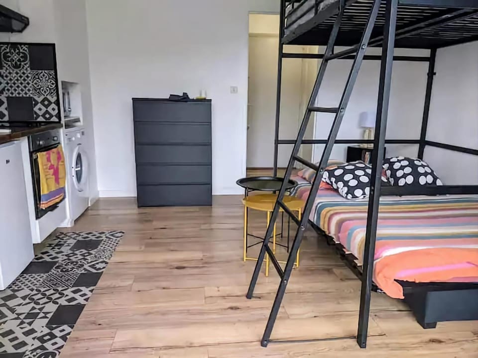Kitchen or kitchenette, Living room, Photo of the whole room, Bedroom, bunk bed