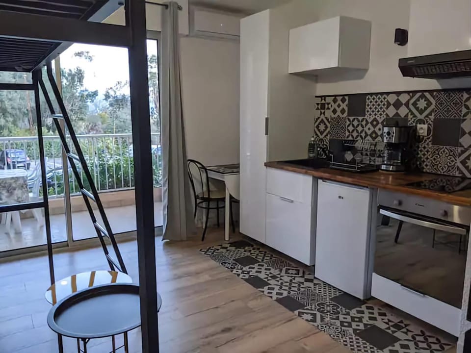 Kitchen or kitchenette, minibar, pet friendly, stove