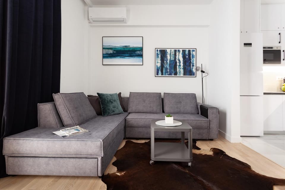 Living room, Seating area, air conditioner