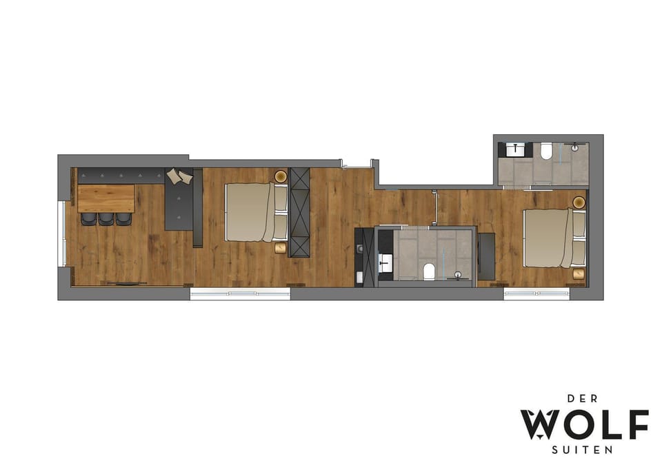 DER WOLF -Suiten Apartment in Saint Anton am Arlberg