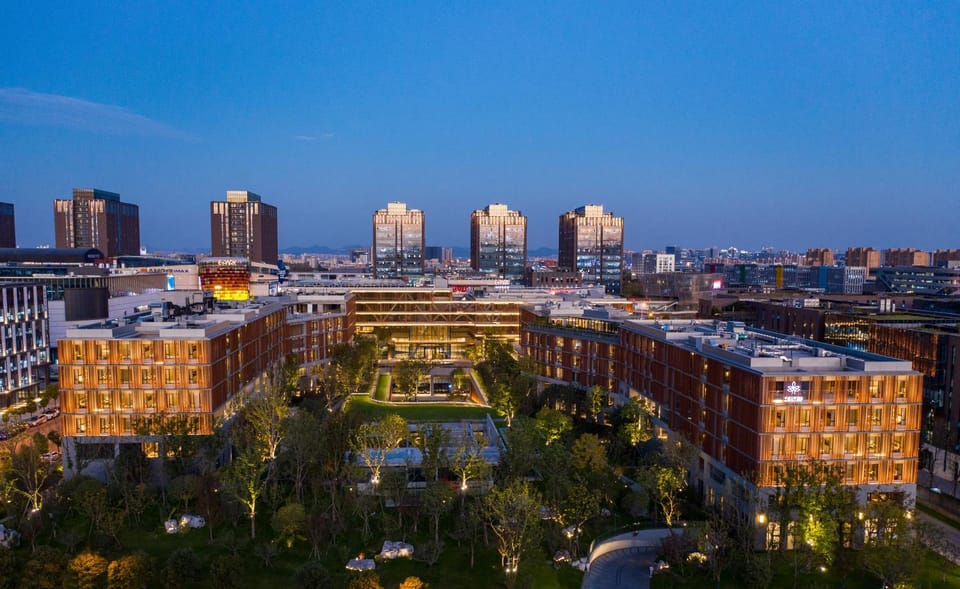 Property building, Bird's eye view, City view