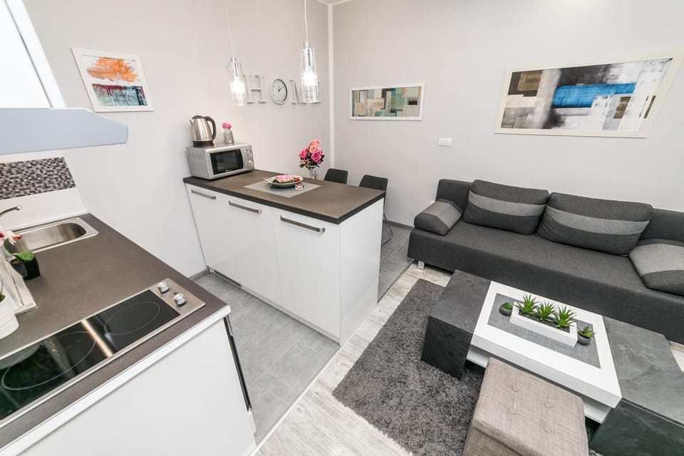 Gray Luxe Apartment in Belgrade