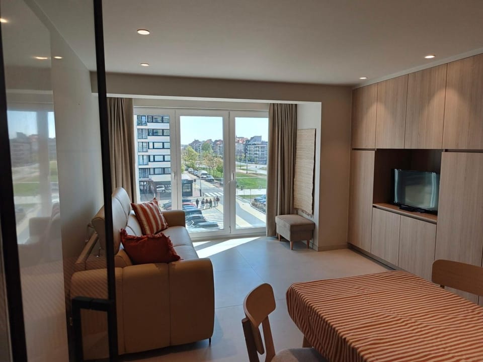 Bed, TV and multimedia, View (from property/room), Living room, Photo of the whole room, Seating area