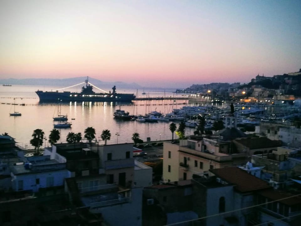 Natural landscape, City view, Sea view, Sunset