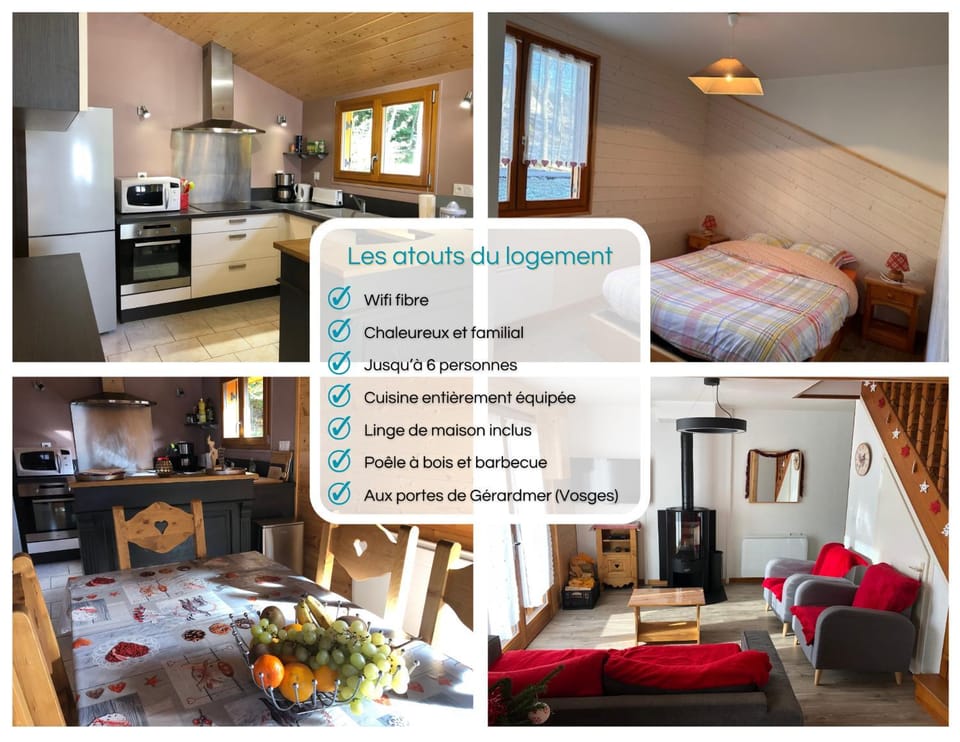 Chalet O FIL DE LO - wifi, BBQ, parking Chalet in Xonrupt-Longemer
