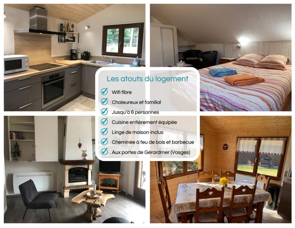 Chalet CHLOE - wifi, BBQ, parking Chalet in Xonrupt-Longemer