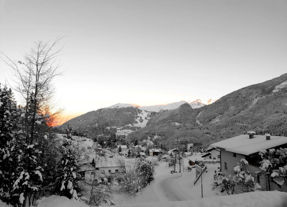 Natural landscape, Winter, Mountain view