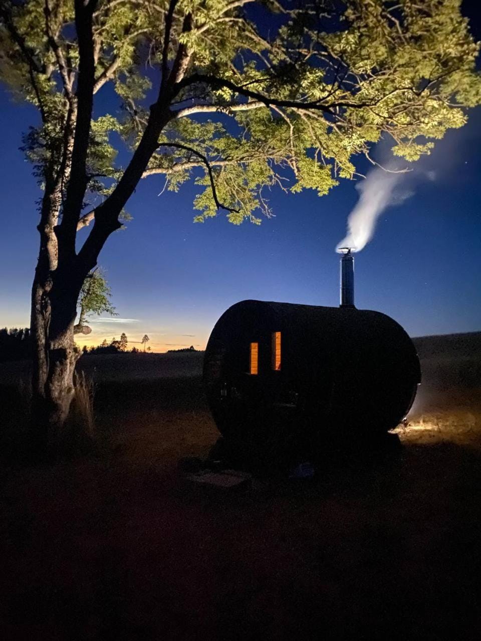 Night, Sauna