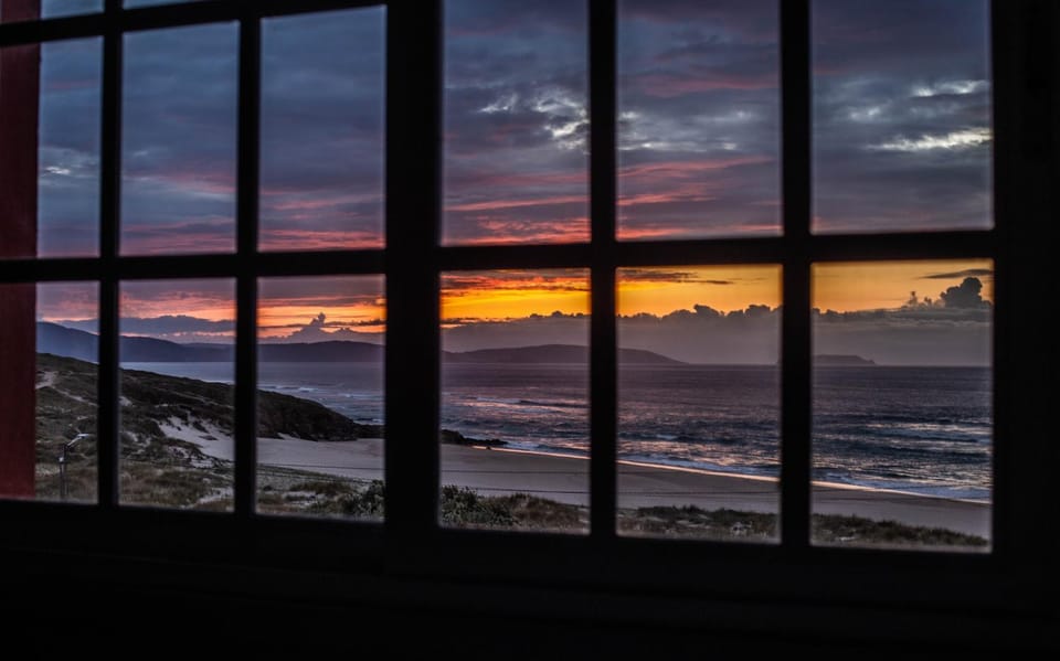 Beach, Sea view, Sunset